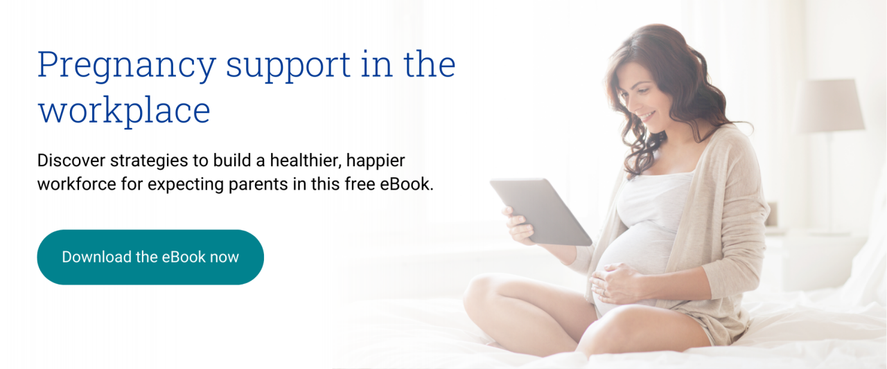 Pregnancy support in the workplace