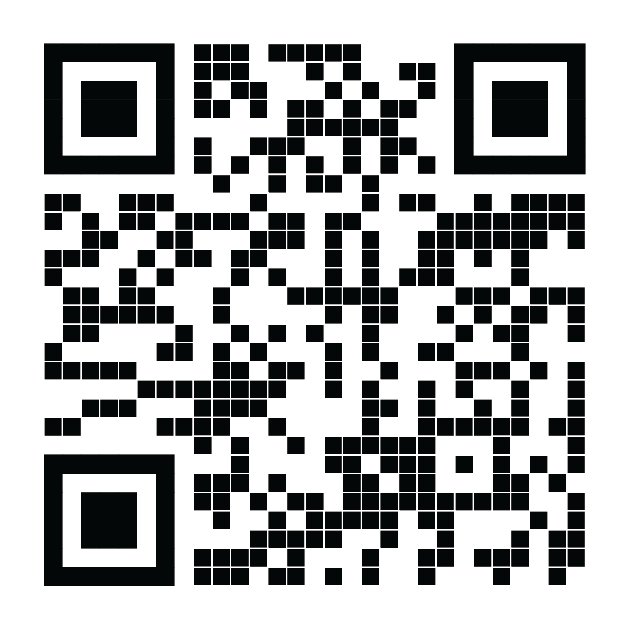 QR code for mobile app access