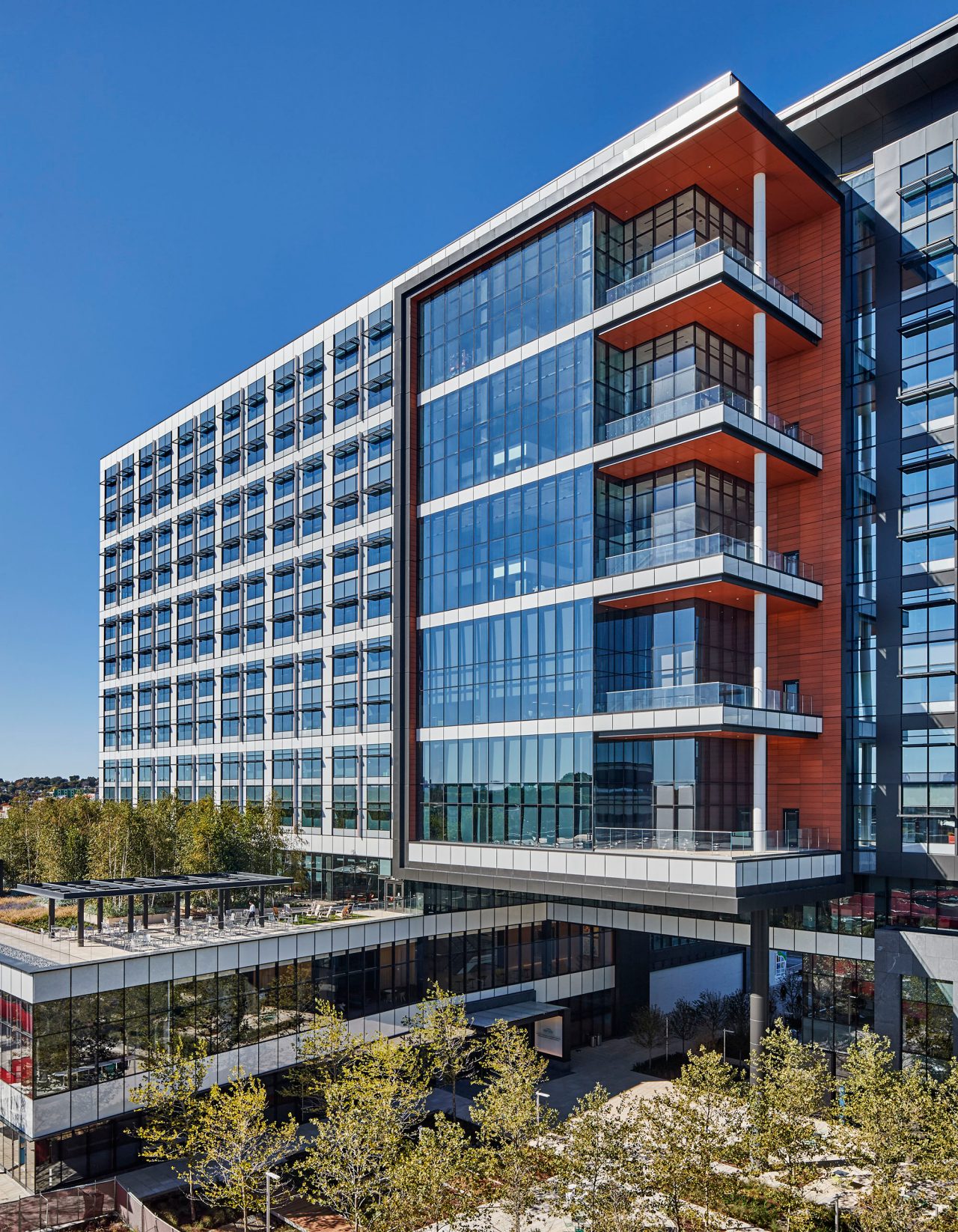 exterior of Mass General Brigham Health Plan building