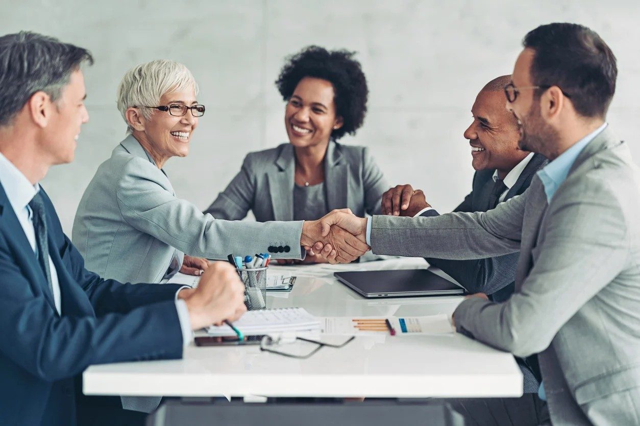 Group of municipal employees around a table