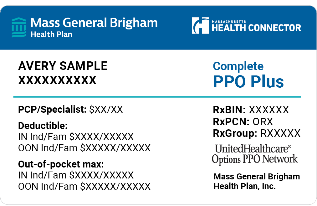 Complete PPO Plus Health Connector Card